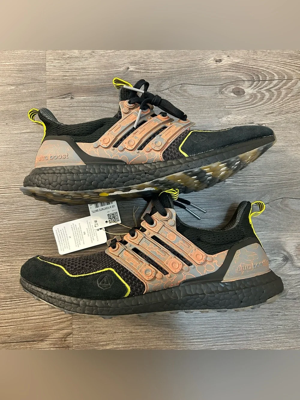 Adidas Fortnite x UltraBoost 1.0 Battle Bus - Black JQ0718 Men's Size 10.5